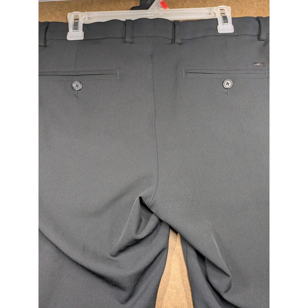 Greg Norman Shark Mens Black Golf Pants Performance Flat Front 34x29 - Picture 4 of 6